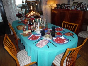 Julfrukost hos Ingelas mor - mysigt!